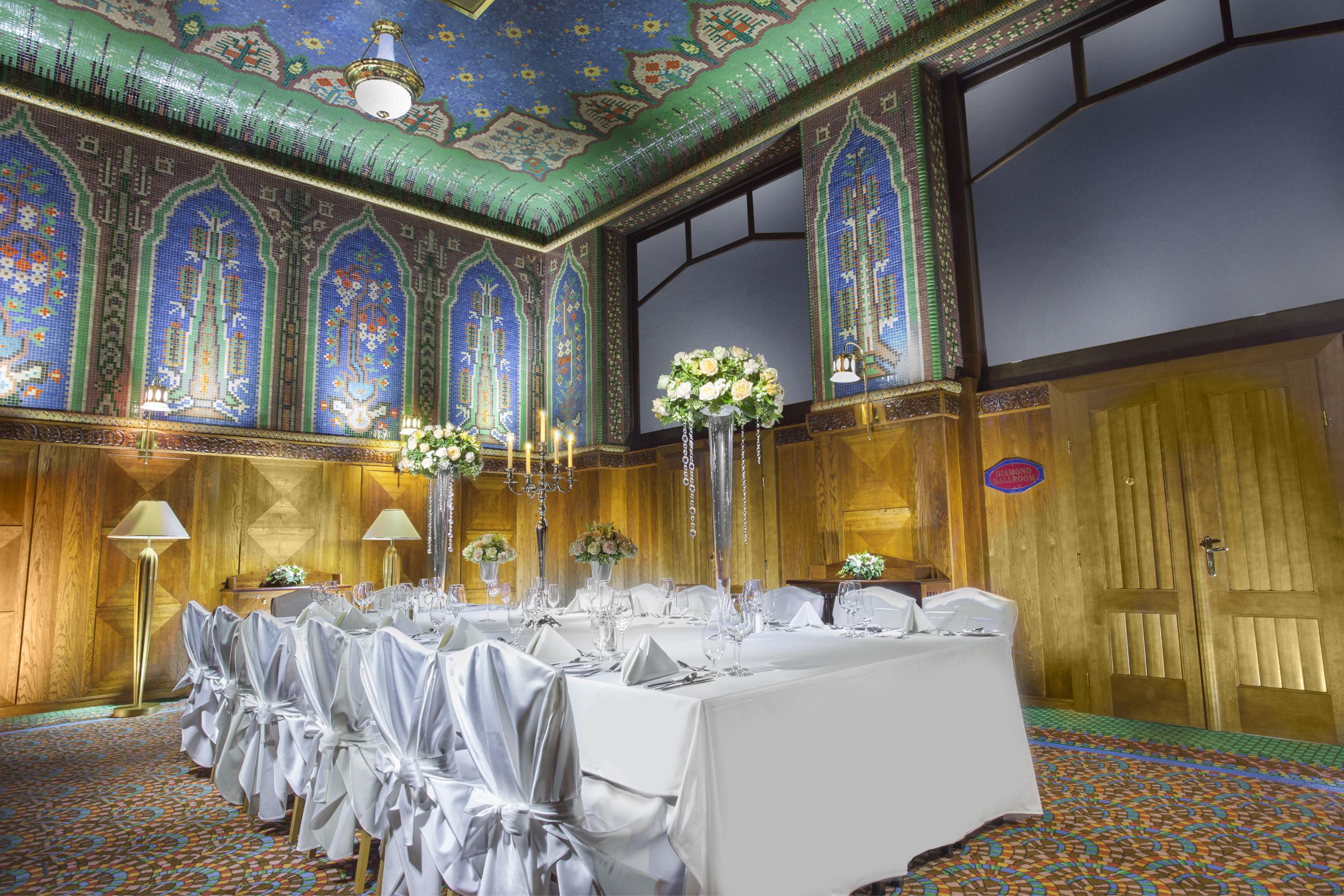 Art Deco Imperial Hotel Prague Restaurant photo